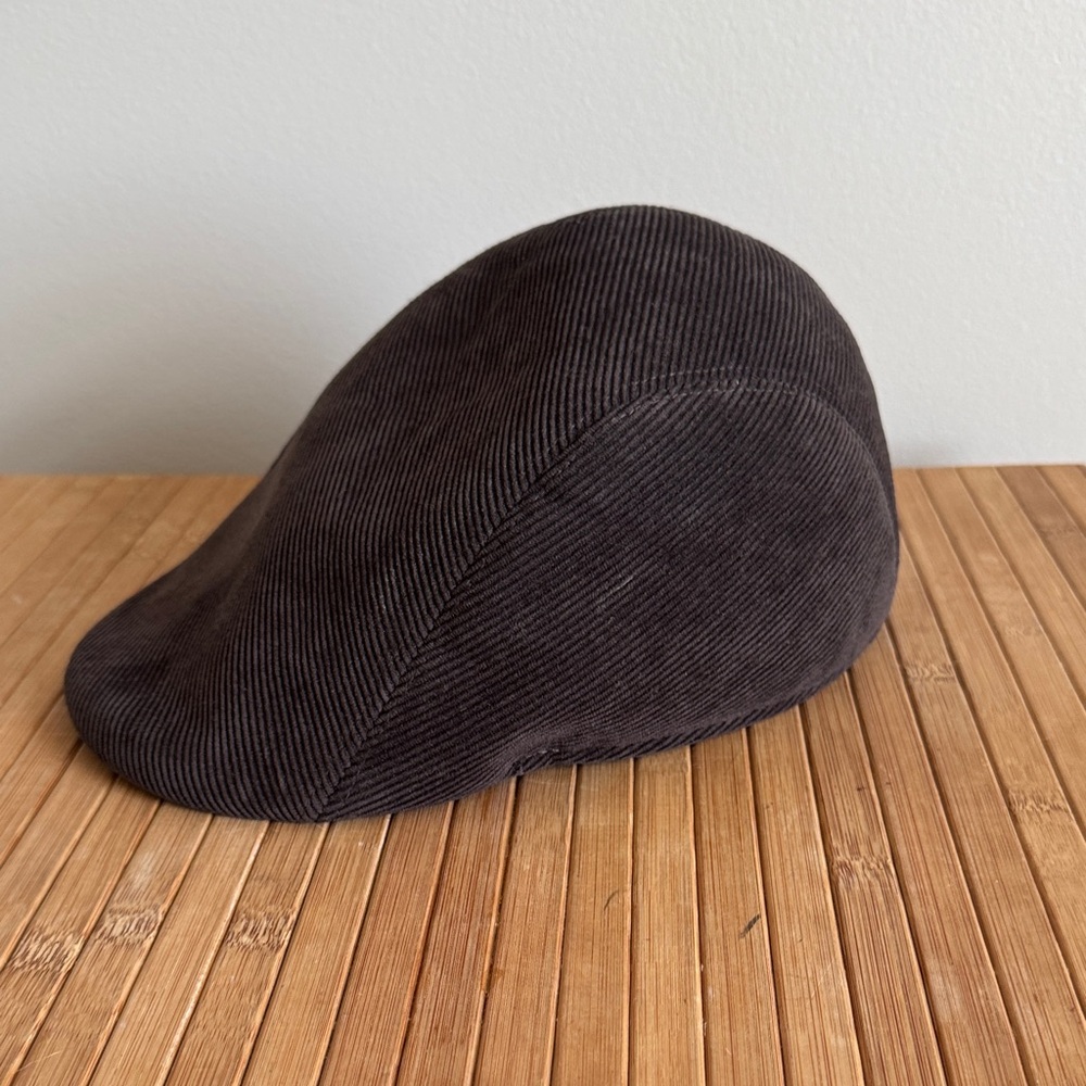 Men's Brown Corduroy Cap